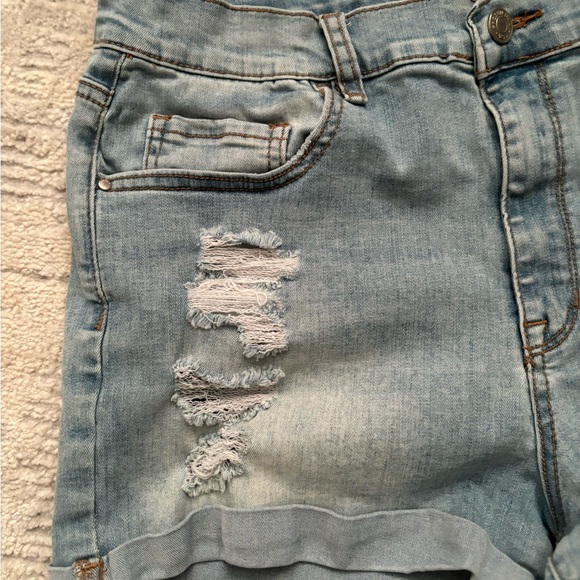 Pacsun Distressed Jean Shorts Size 30 - Picture 5 of 8